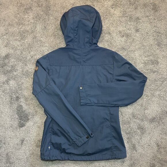 Fjallraven Stina Jacket Womens XS Blue G-1000 Hiking Lightweight Rain - Picture 11 of 15